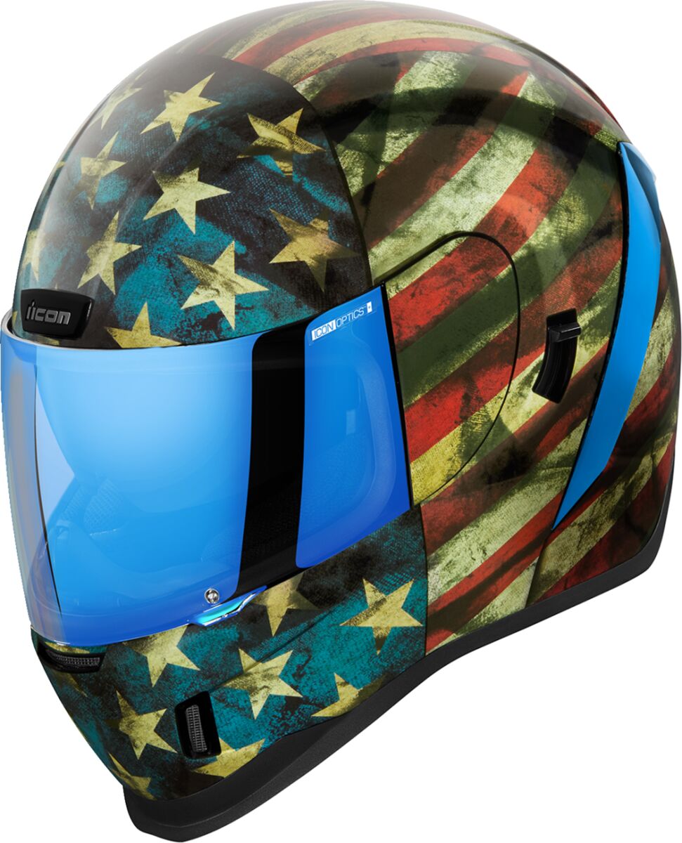 Κράνος ICON Airform™ Old Glory Full Face Unisex μπλε-κόκκινο-λευκό