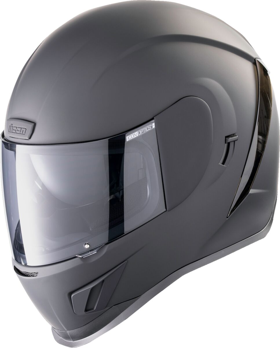 ICON HELMET AIRFORM DARK RUB BLACK 0101-15449