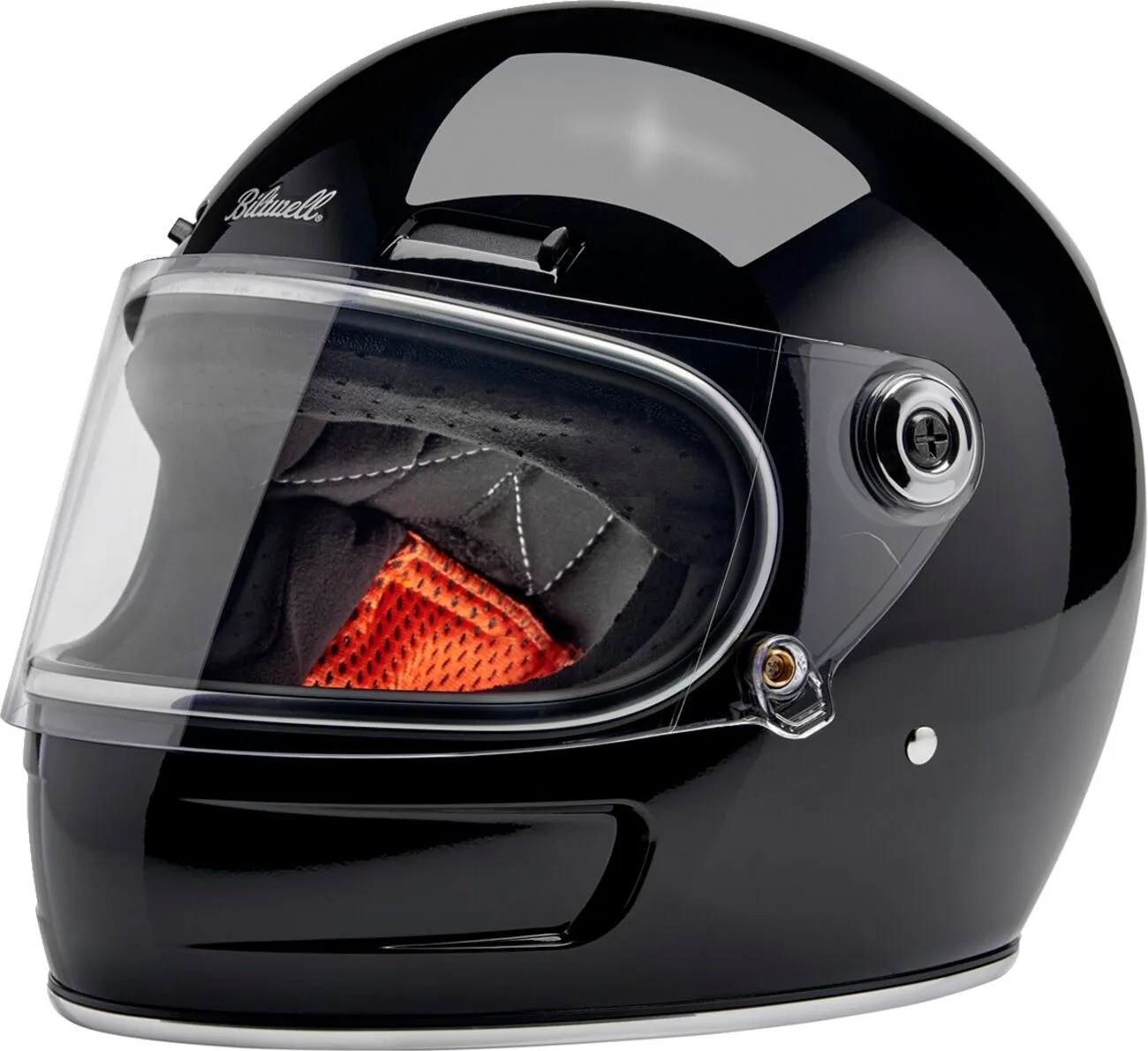 BILTWELL HELMET GRINGO SV GLOSS BLACK X 1006-102-505