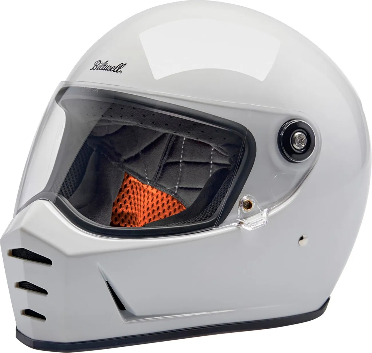 BILTWELL HELMET LANESPLITTER GLOSS WHIT 1004-104-504