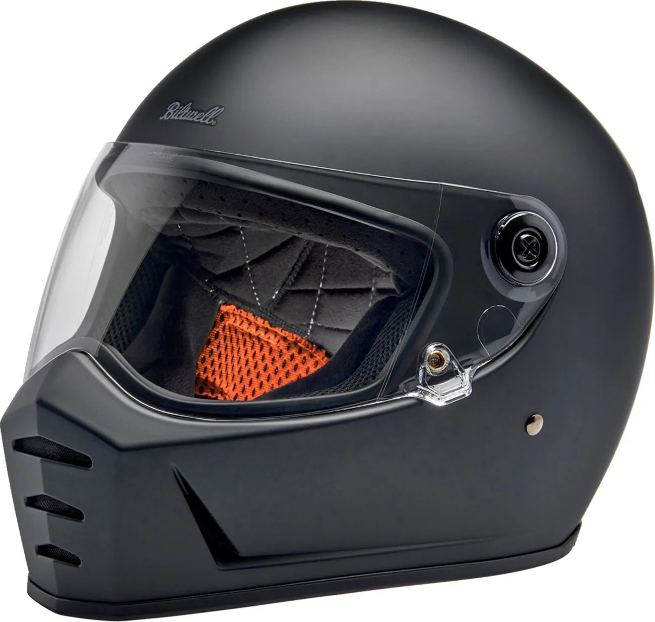 BILTWELL HELMET LANESPLITTER FLAT BLACK 1004-201-502
