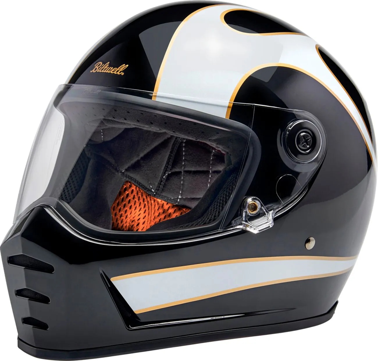 BILTWELL HELMET LANESPLITTER GLOSS BLAC 1004-570-504