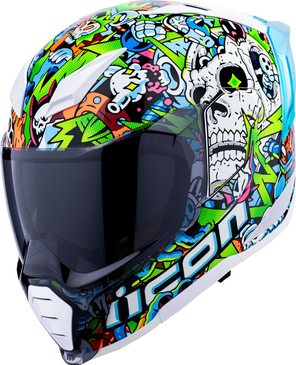 ICON HELMET ULTRAFLITE DOODLE 3 BLU 0101-18067