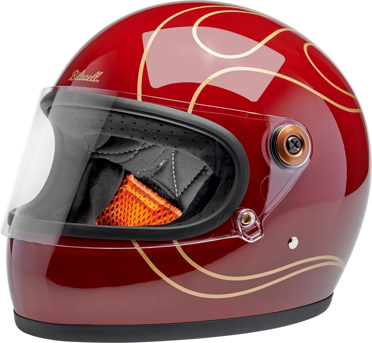 BILTWELL HELMET GRINGO S GLOSS GARNET R 1003-594-502