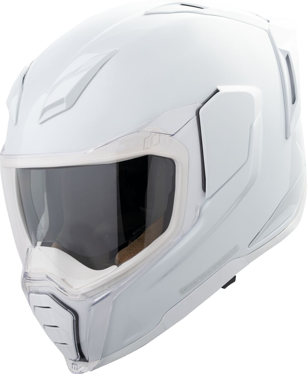 ICON κράνος Solid full face Ultraflite λευκό gloss