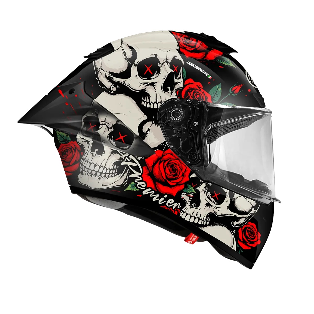 PREMIER HELMETS HELMET MONZA RO 92BM 2X APINTMZAFIB92M0XXL