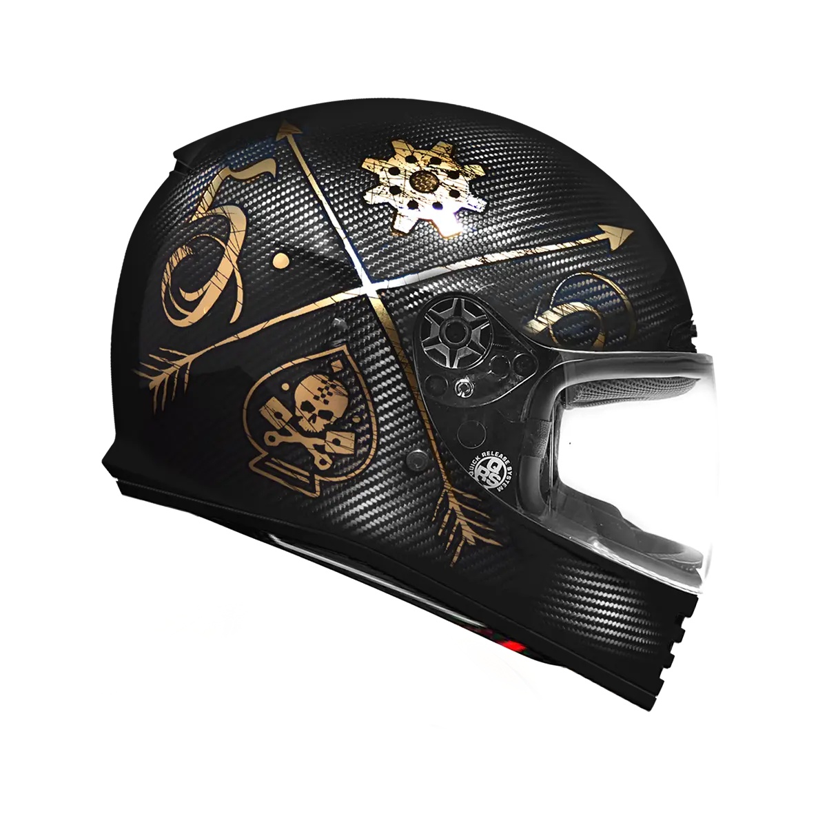 PREMIER HELMETS HELMET THUNDER CARBON NX GD CH APINTTHUCARCGC000M