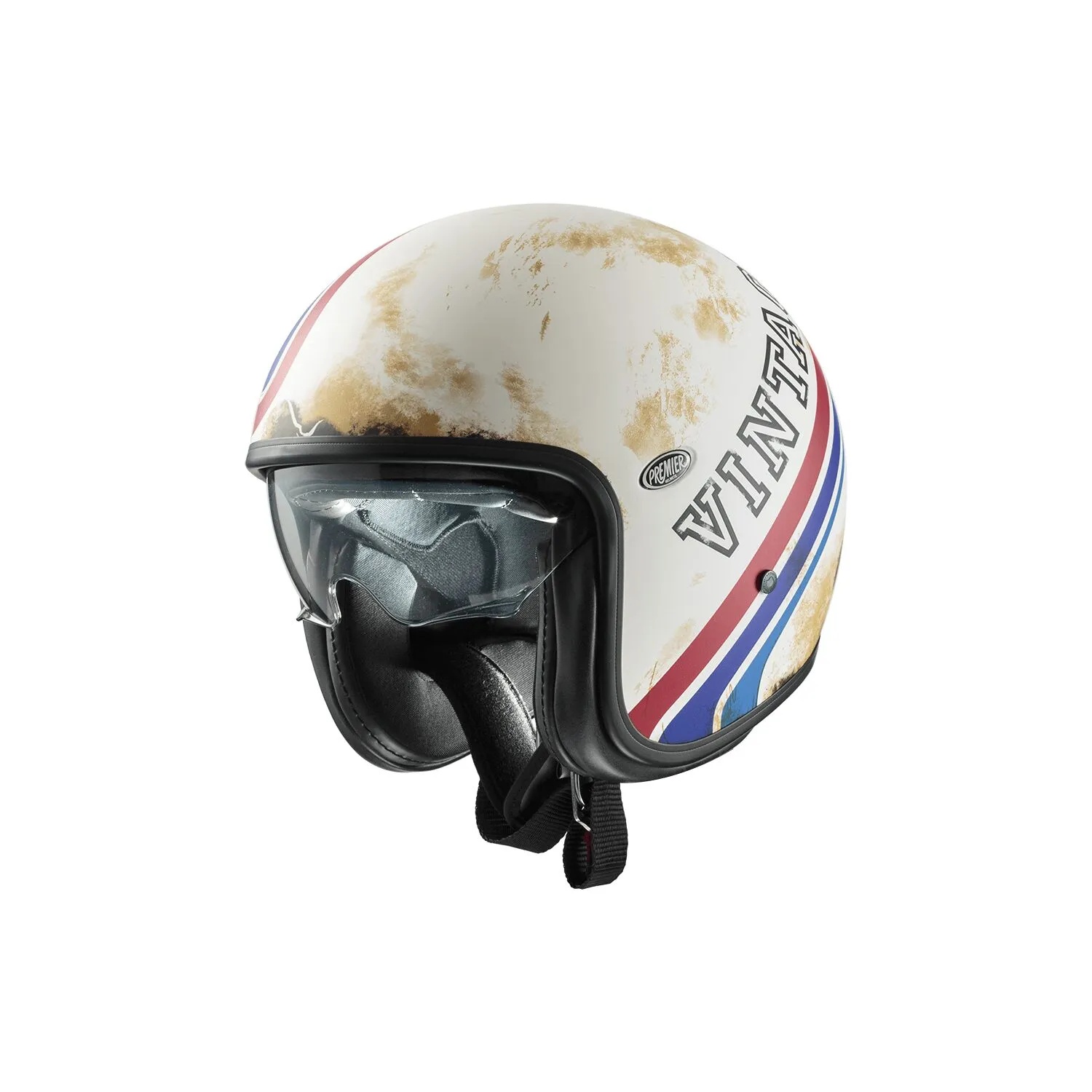 PREMIER HELMETS HELMET VINTAGE BTR 12BM LG APJETVI6FIBB12000L
