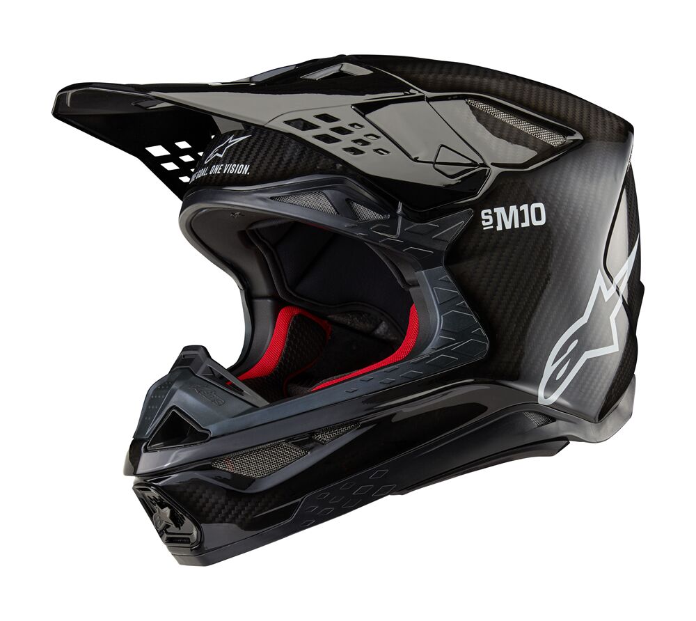 ALPINESTARS(MX) HELMET SM10 SOLID CARB XL 8300123-1188-XL