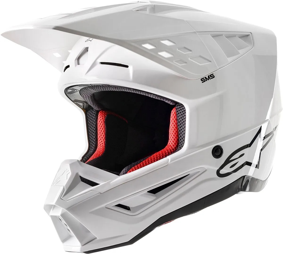 ALPINESTARS(MX) HELMET SM5 SOLID WHT 2X 8303023-2180-2X