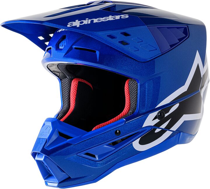ALPINESTARS(MX) HELMET SM5 CORP BLUE XS 8306323-7900-XS
