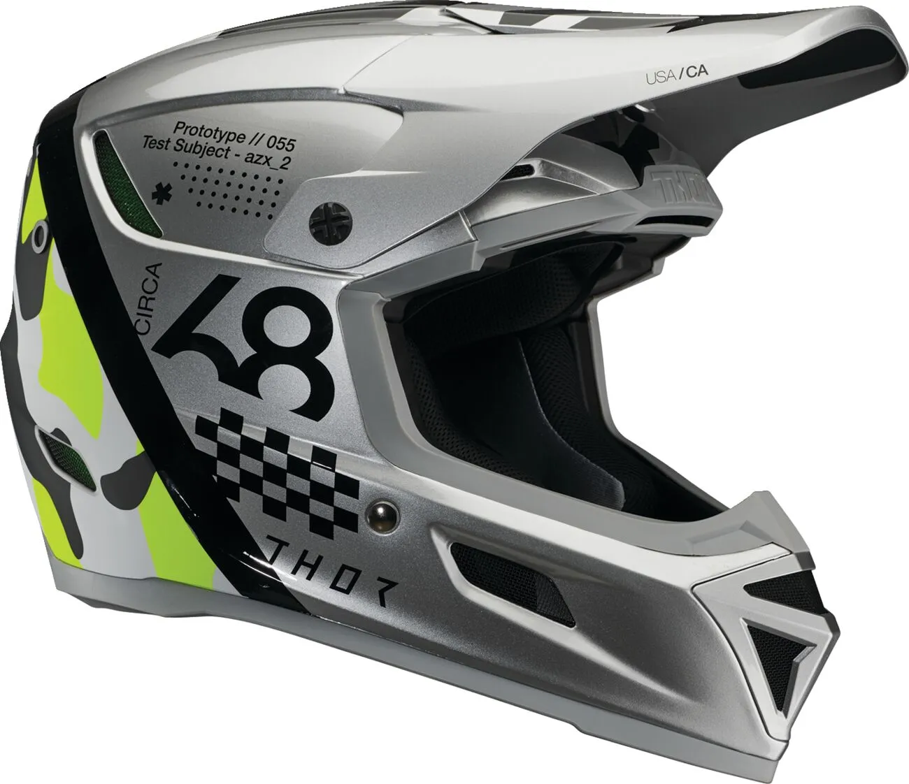 THOR HELMET REFLEX SPORT RIOT GY/AC 0110-8771