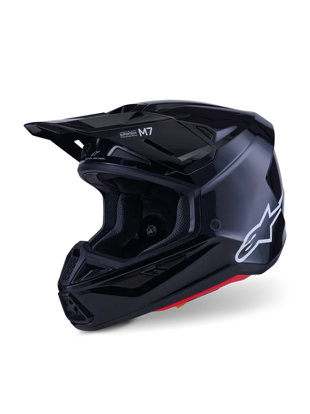 ALPINESTARS(MX) HELMET SM7 BLACK-GLOSS 2X 8301326-1180-2X