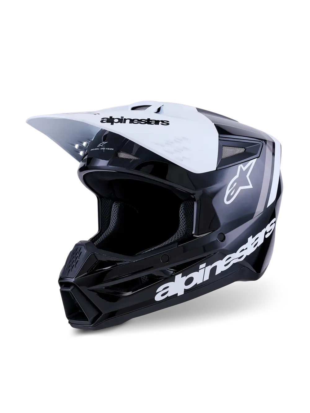 ALPINESTARS(MX) HELMET SM3 RADIUM BLK/WH/GY M 8300726-1546-M