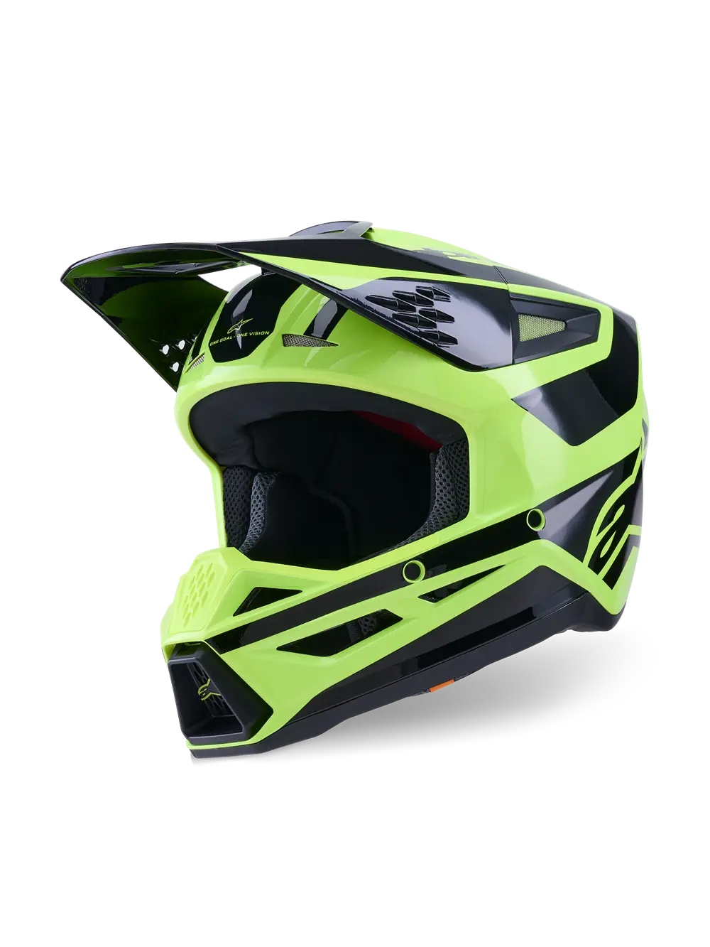 ALPINESTARS(MX) HELMET SM3 HEAT YEL/BLACK M 8300926-5011-M