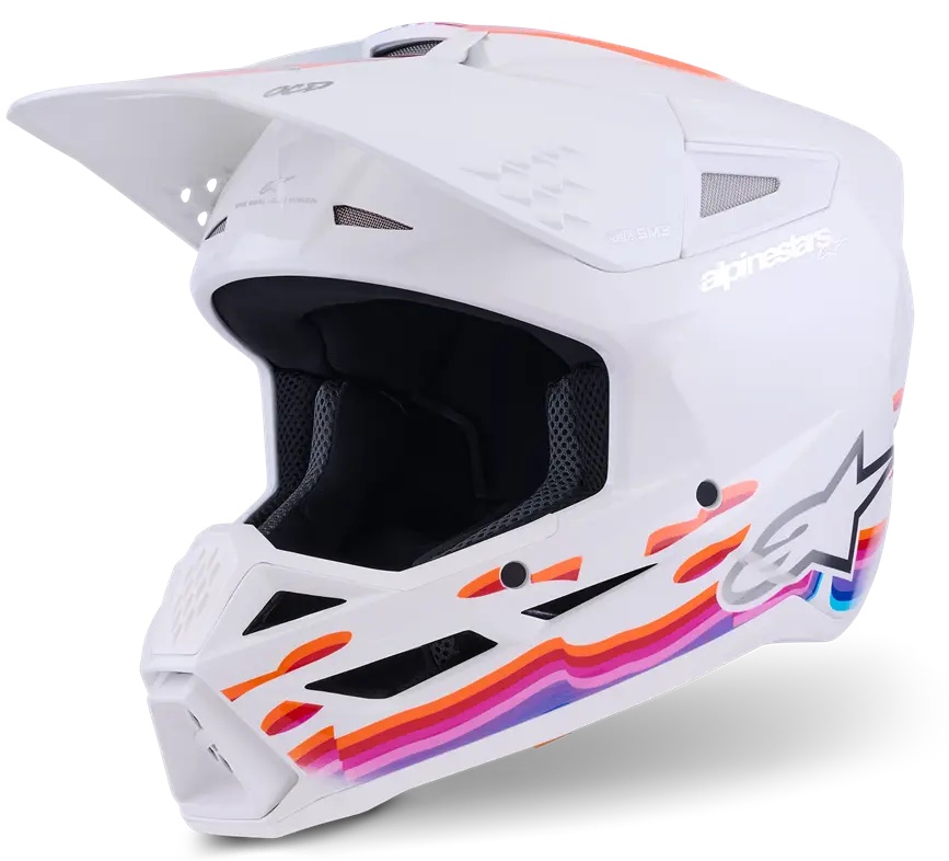 ALPINESTARS(MX) HELMET SM3 FORCE WHITE-GLOSS 2 8301126-2180-2X