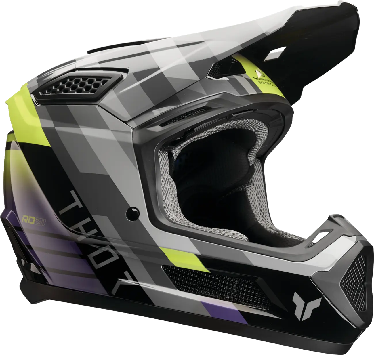 THOR HELMET FLEET CAMBER BK/PR SM 0110-9412