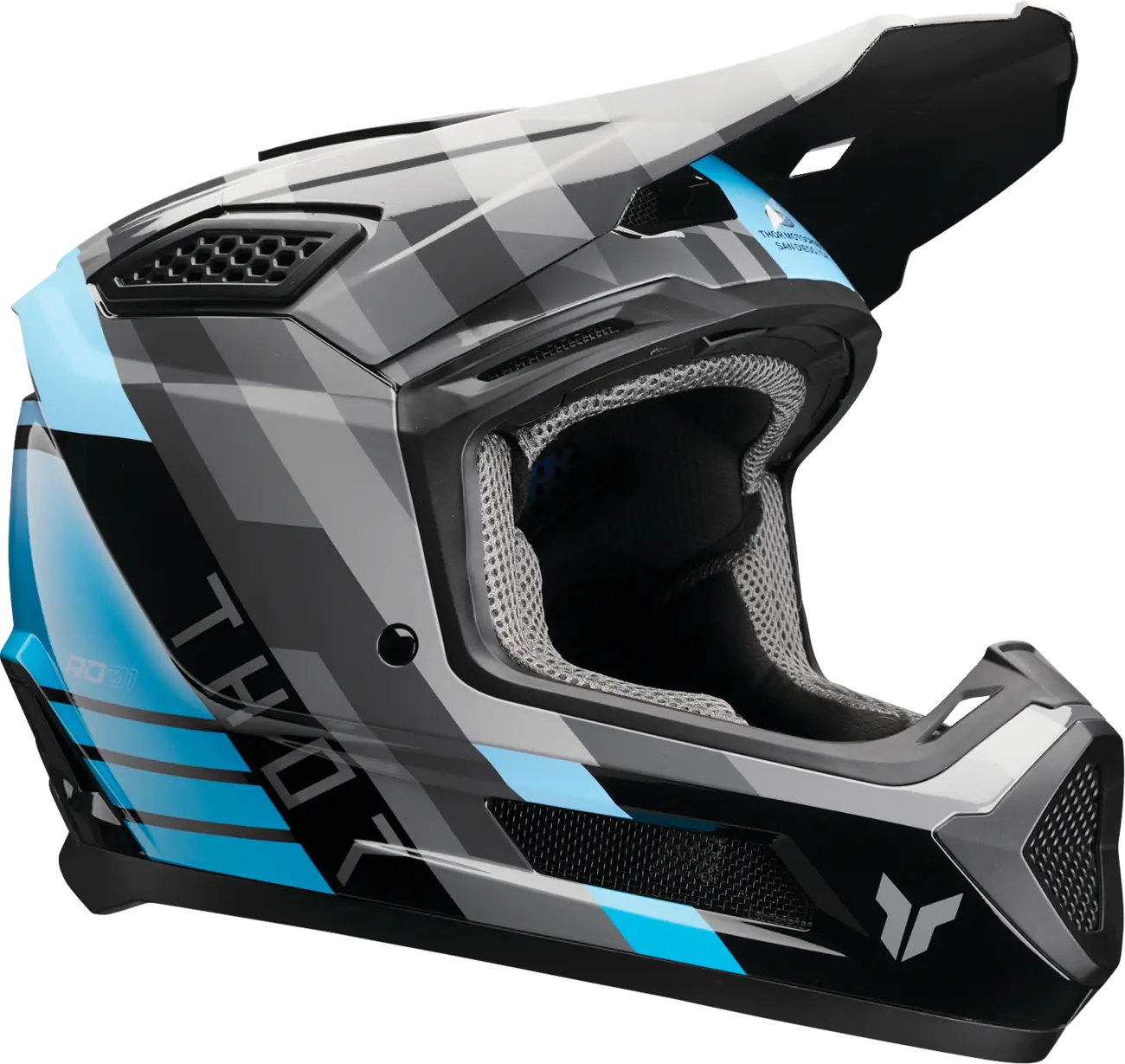THOR HELMET FLEET CAMBER BK/TL 2X 0110-9422