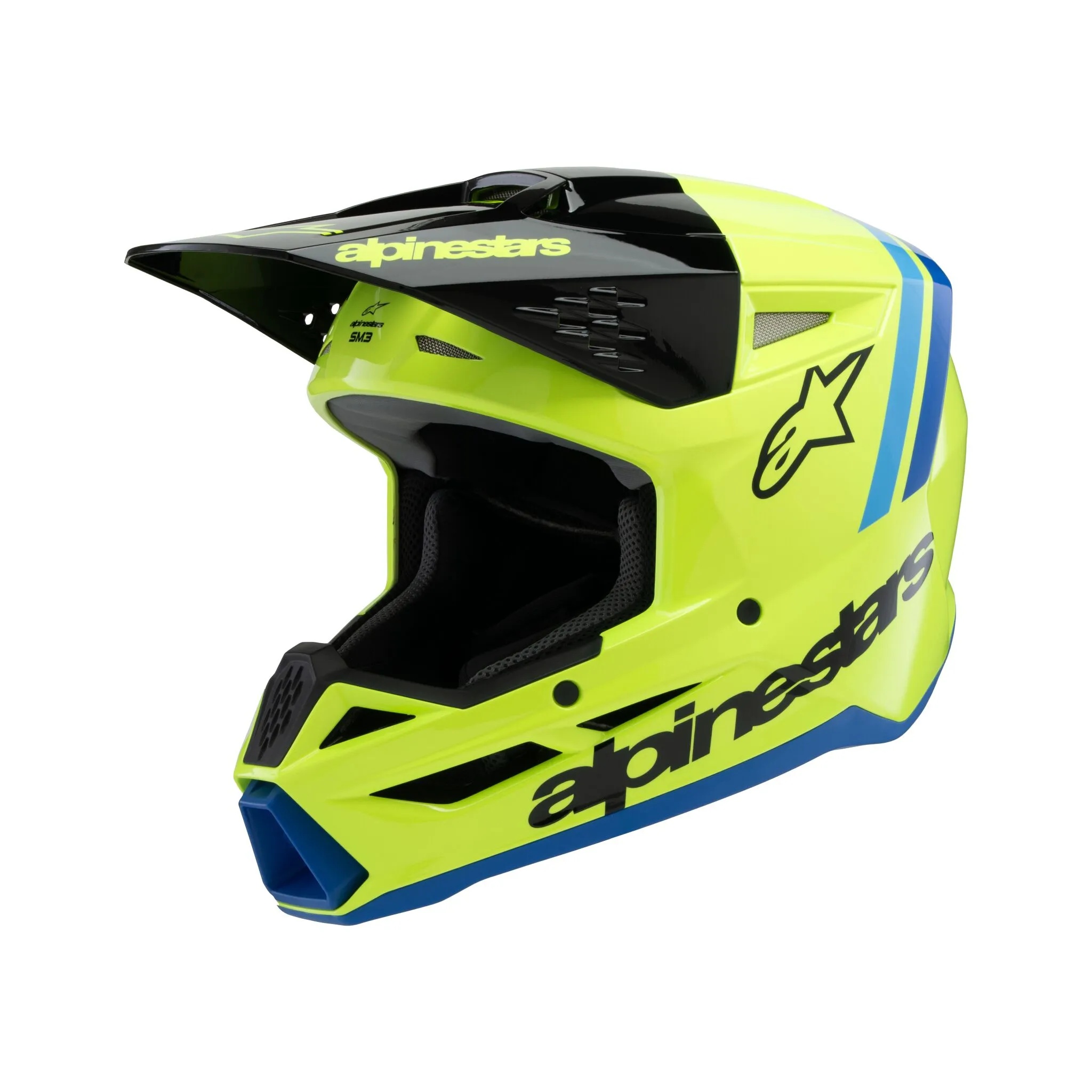 ALPINESTARS(MX) HELMET YTH SM3 RADIUM YL/BK/B 8301925-5017-YL