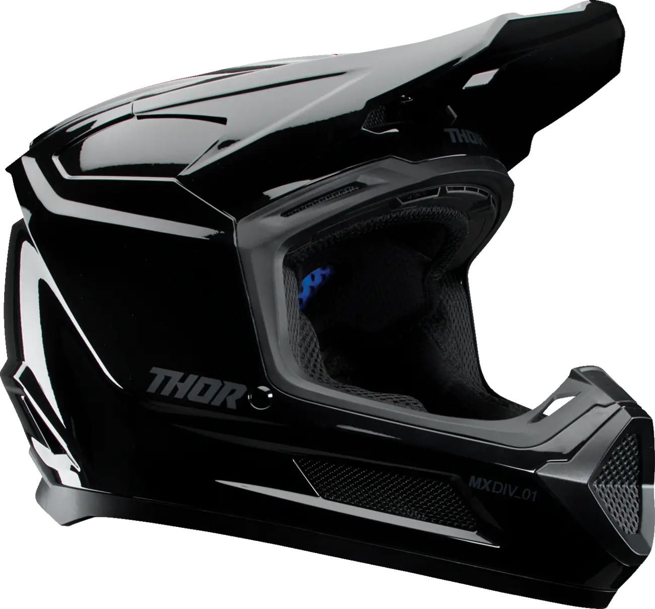 THOR HELMET FLEET YTH BLACKOUT GLOS 0111-1755