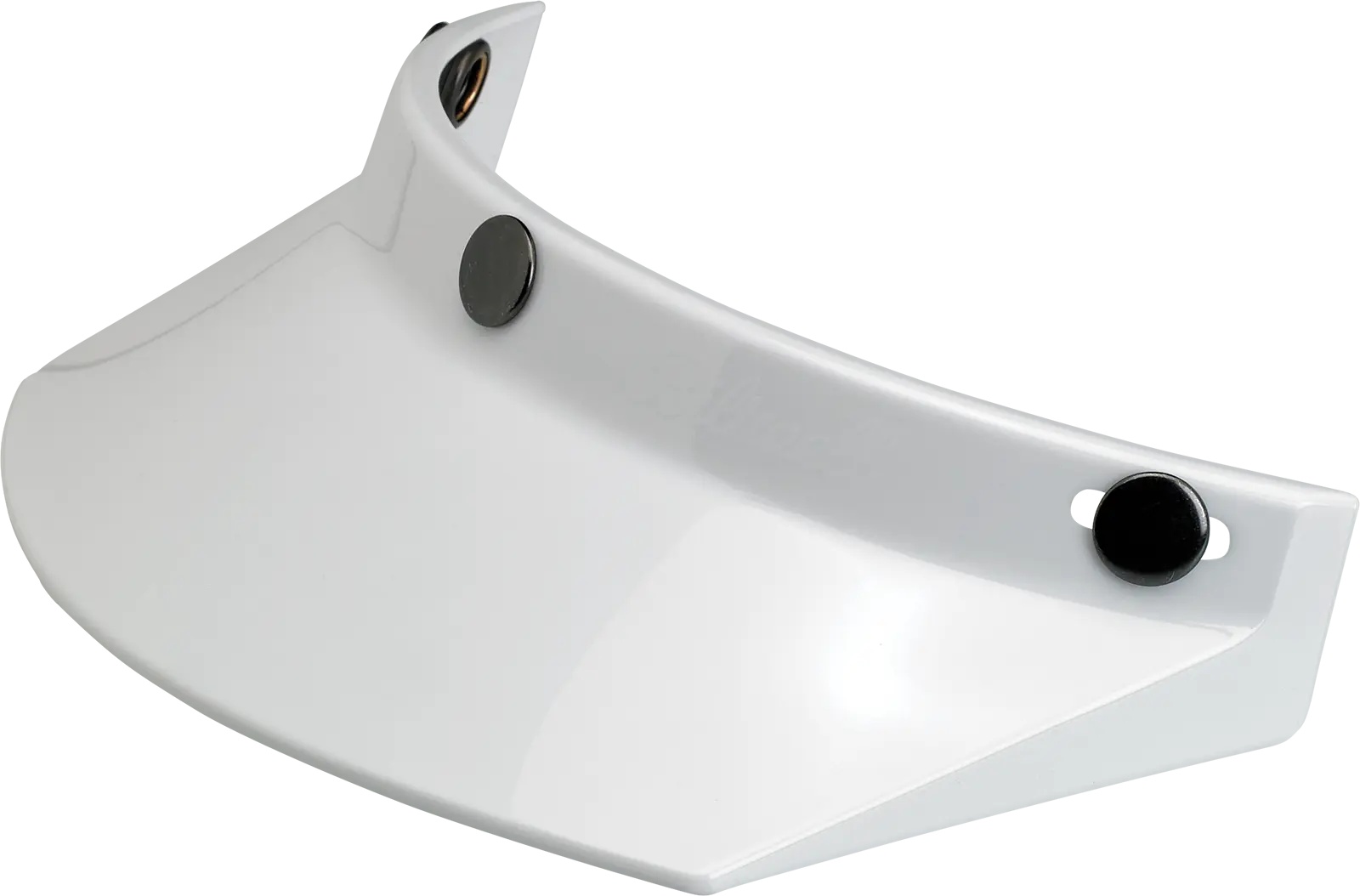 BILTWELL VISOR MOTO 3SNAP WHT 2002-562