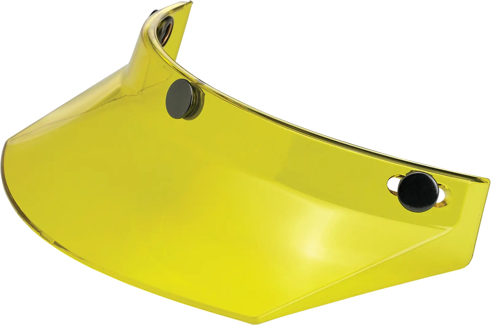 BILTWELL VISOR MOTO 3SNAP YLW 2002-103