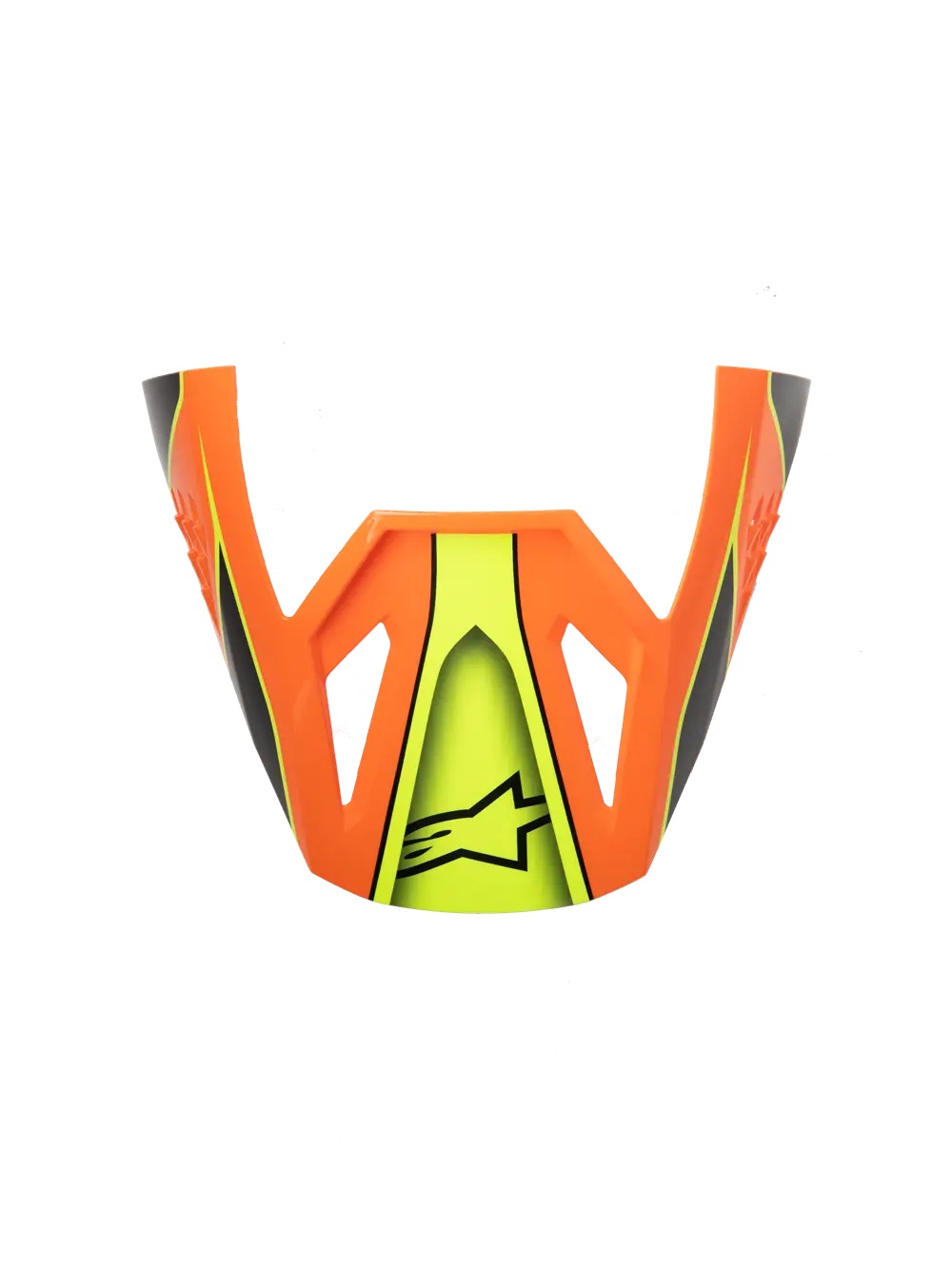 ALPINESTARS(MX) VISOR SM3 FRAY BLK/OR/YL 8980426-1455