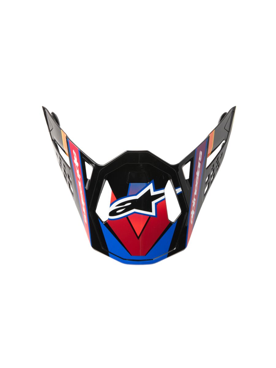ALPINESTARS(MX) VISOR S-M10 ERA BLUE/RED/YL 8981123-7356