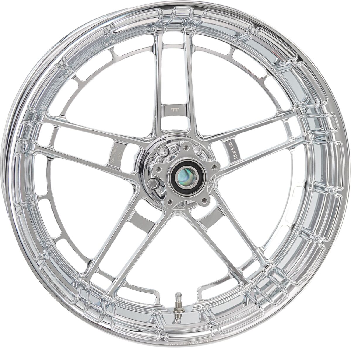 ARLEN NESS WHEEL FLATLINE 18 X 5.5 CHROME 330-042