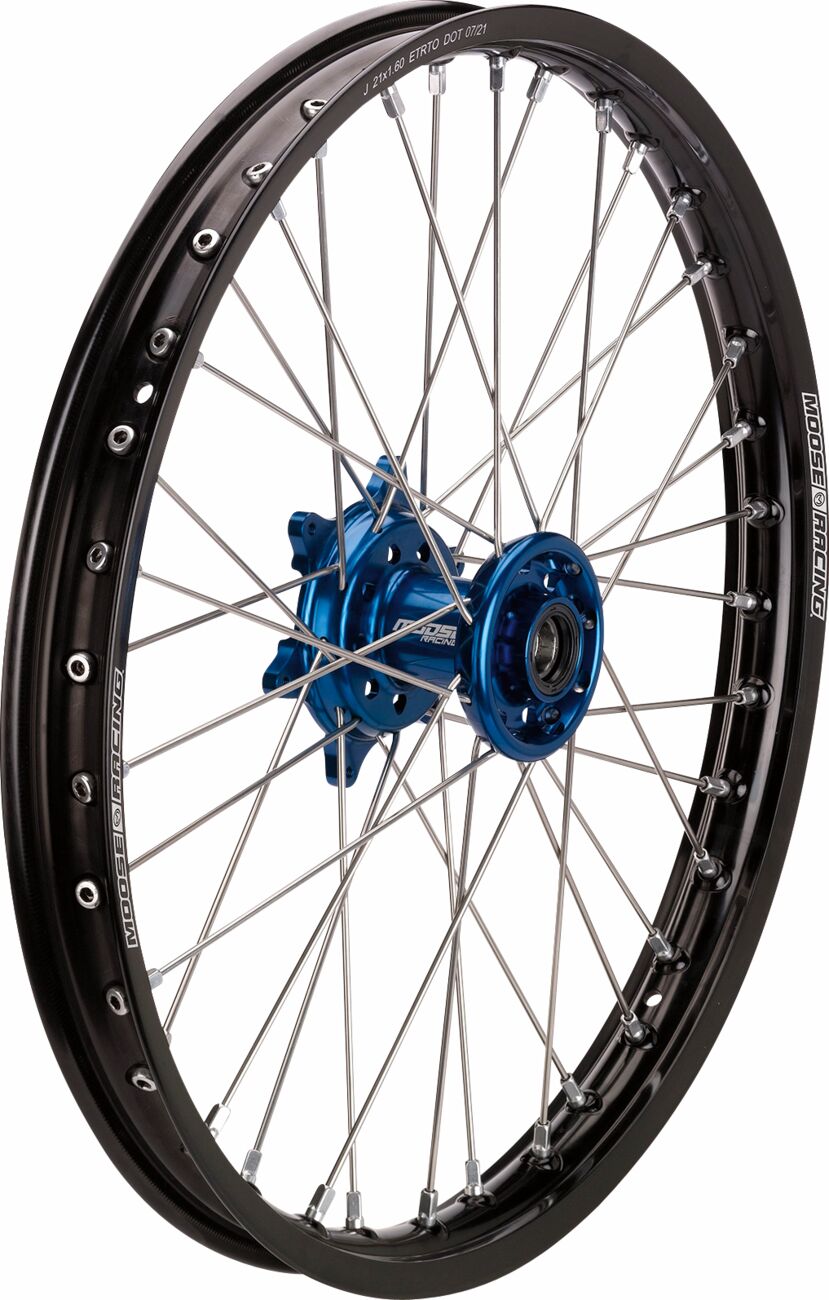 MOOSE OFFROAD HARD-PARTS WHEEL COMP 1.60X21 YAM YFN-16021-BKBU