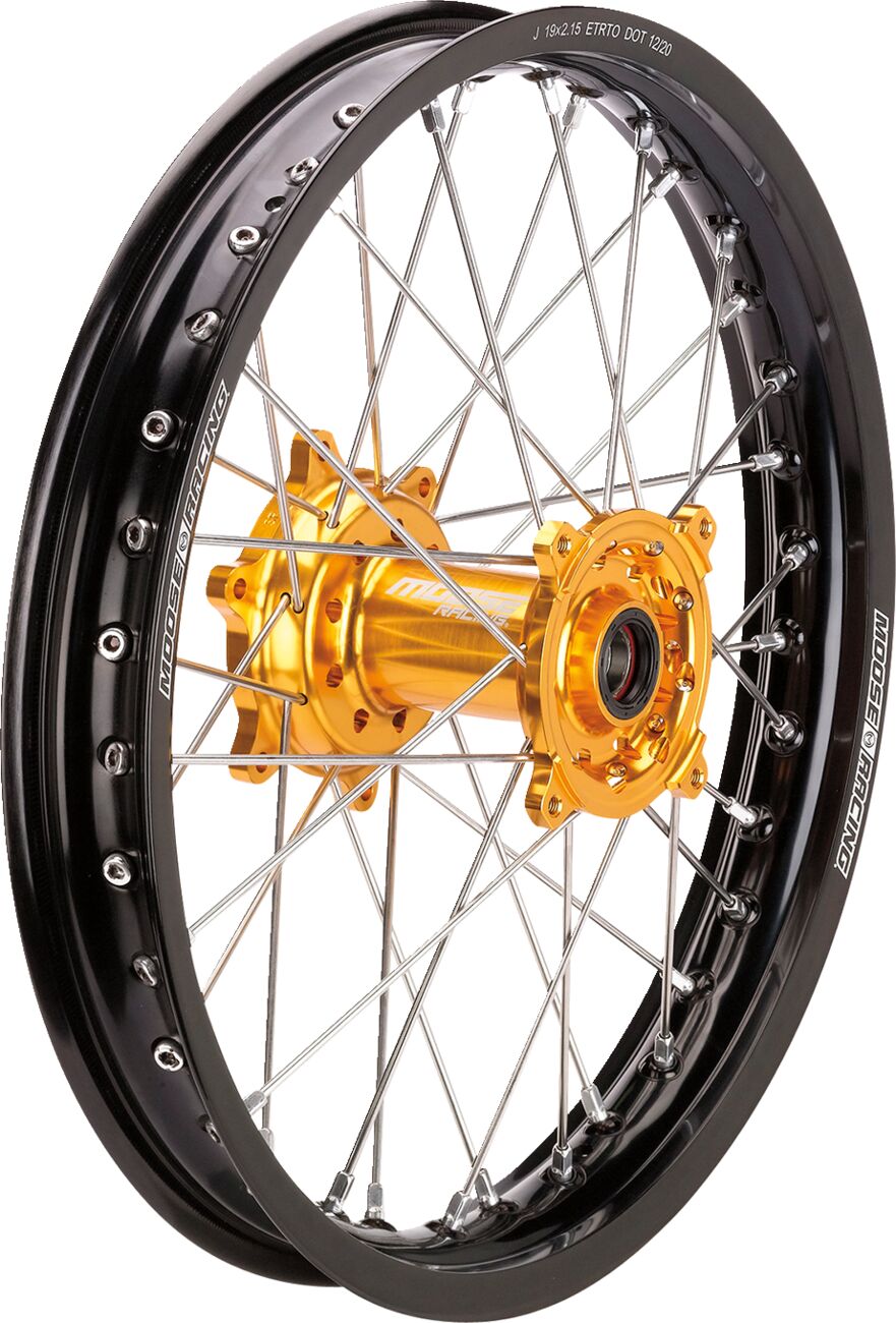 MOOSE OFFROAD HARD-PARTS WHEEL COMP 2.15X19 SUZ SR-21519-BKGD