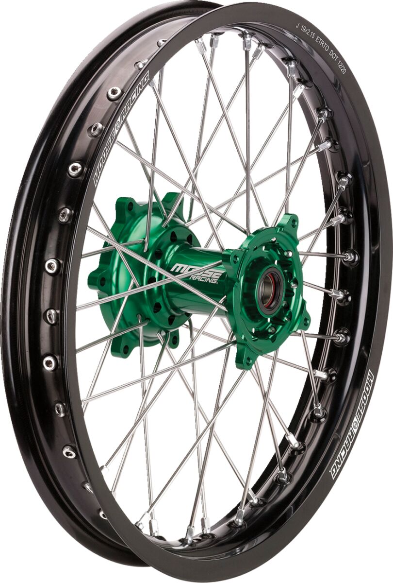 MOOSE OFFROAD HARD-PARTS WHEEL COMP 2.15X18 KAW KR-21518BKGN