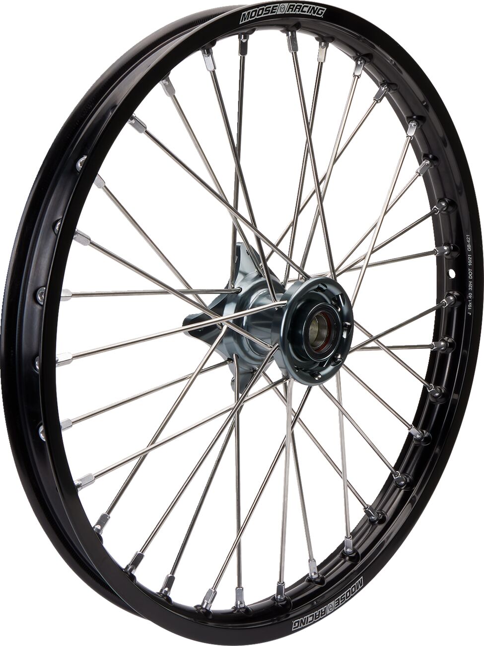 MOOSE OFFROAD HARD-PARTS WHEEL COMP 1.40X19 KTM MF-14019-BKGY