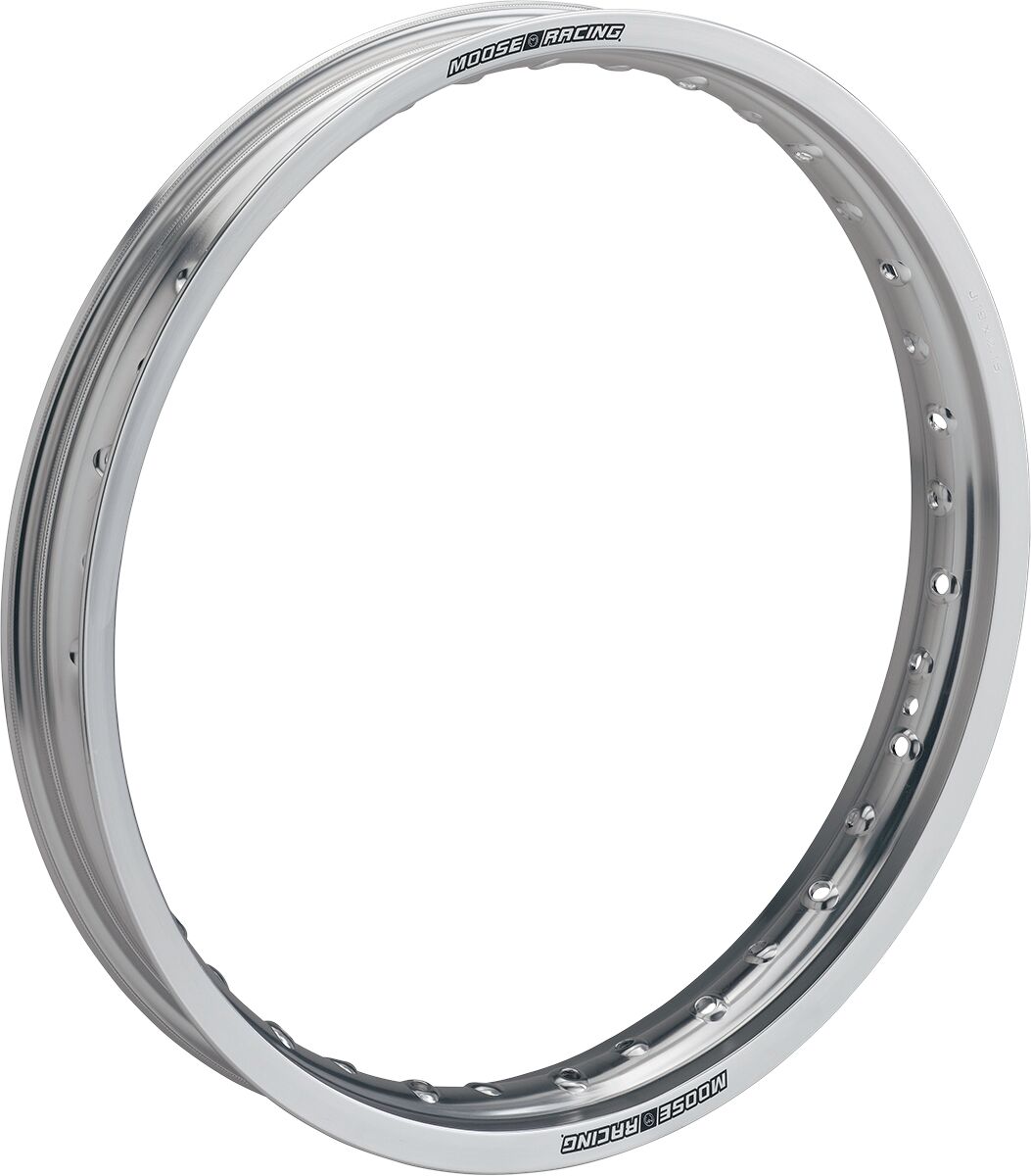 MOOSE OFFROAD HARD-PARTS RIM SILVER RR 1.85X19 36H GK-19X185S