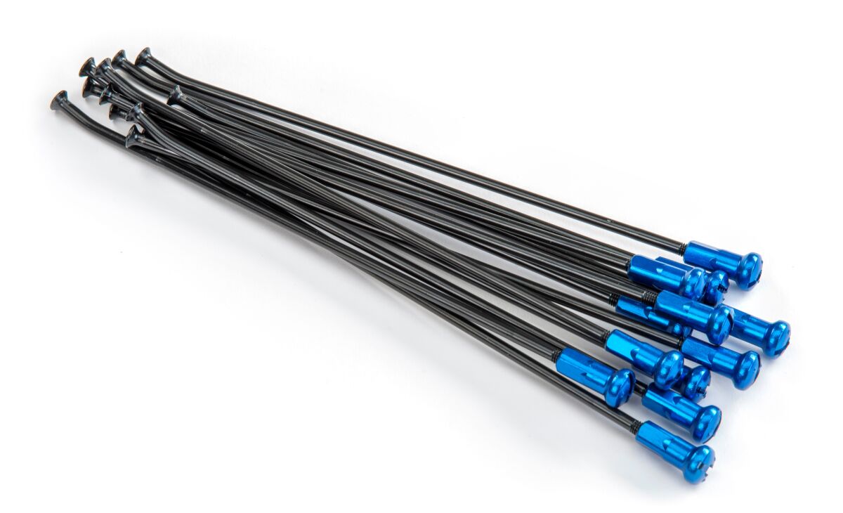 KITE SPOKES 19 RR BK / BL NI 12PC 20.907.1.BL