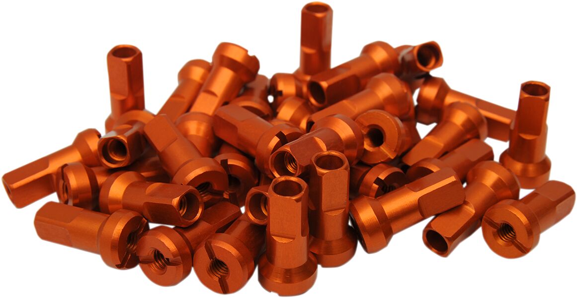 MOOSE OFFROAD HARD-PARTS NIPPLE SET MX1 8 GA ORG 24-850