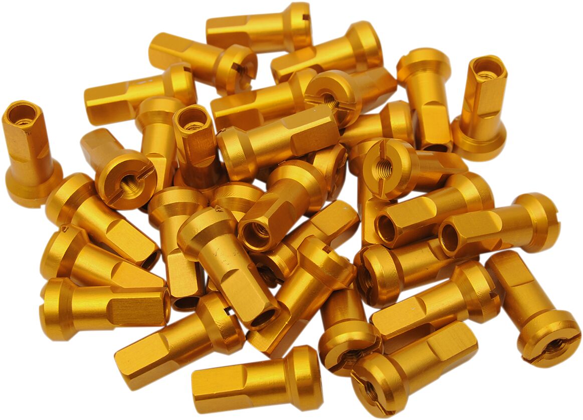 MOOSE OFFROAD HARD-PARTS NIPPLE SET MX1 8 GA GOLD 24-890