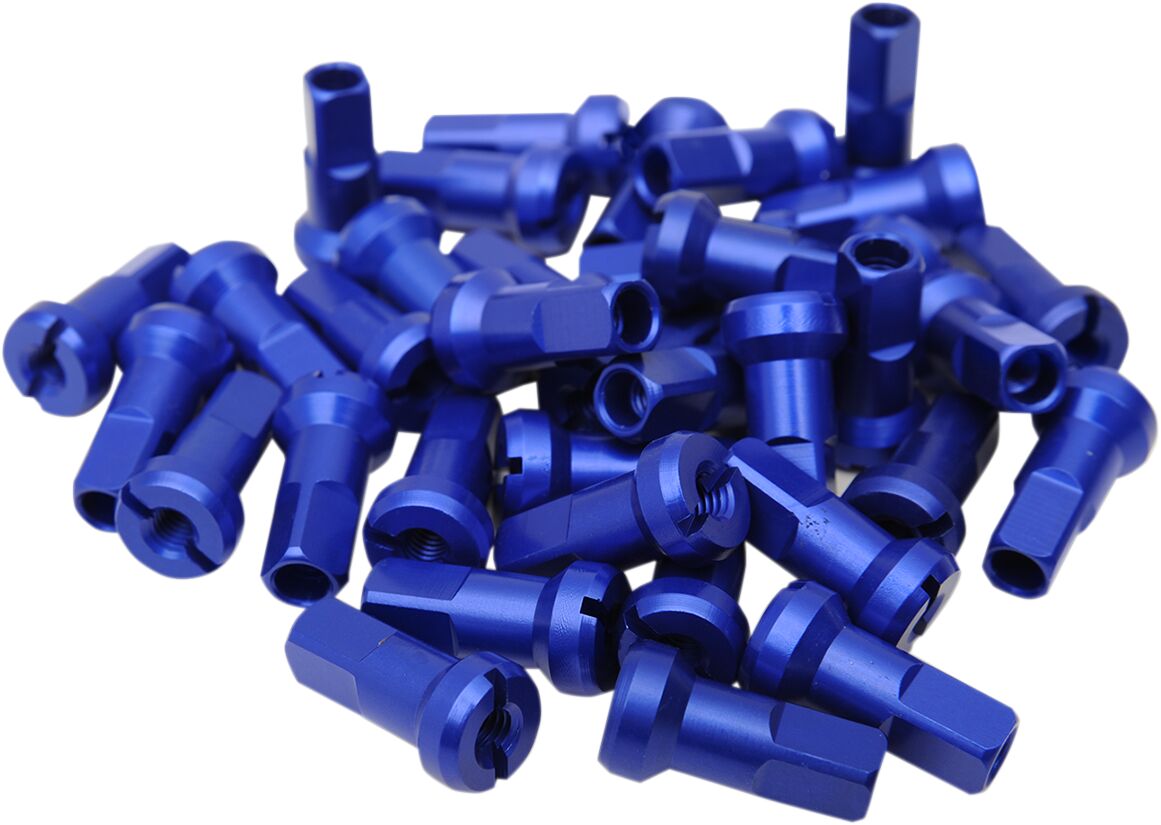 MOOSE OFFROAD HARD-PARTS NIPPLE SET MX1 9 GA BLU 24-920