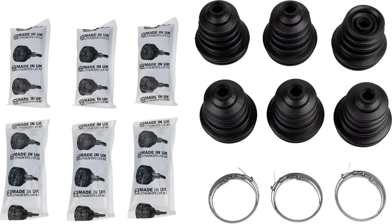 MOOSE OFFROAD FOUR WHEEL BOOT KIT I/B O/B MSE 6PK 92092.006