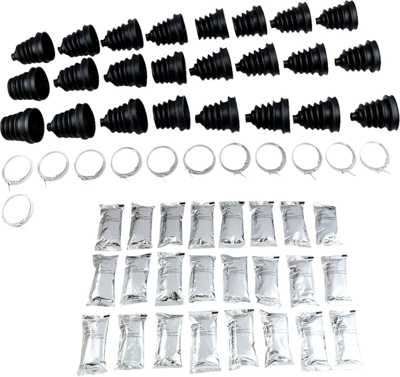 MOOSE OFFROAD FOUR WHEEL BOOT KIT I/B MSE 24PK 0213-0830