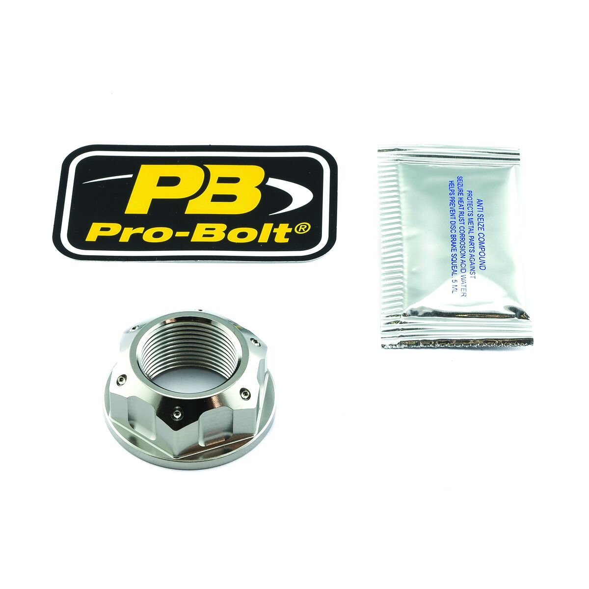 PRO BOLT NUT SWINGARM AXLE 25X1.5 TIT TINUT25150003Z3
