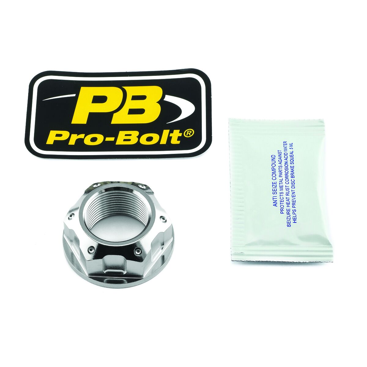 PRO BOLT NUT REAR AXLE 25X1.5 SS LSSNUT25150003Z2