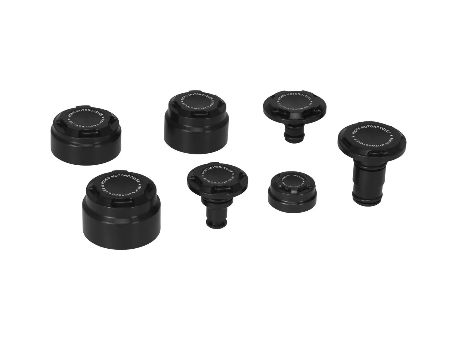 RICK'S MOTORCYCLES AXLE COVER KIT M8 FXBR/FLFB S8-3BR0500-0