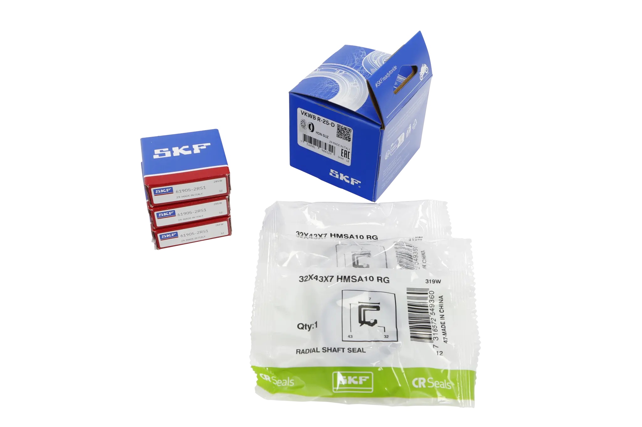 SKF WHEEL BRG KT OE +SEALS RR VKWB-R-25-D