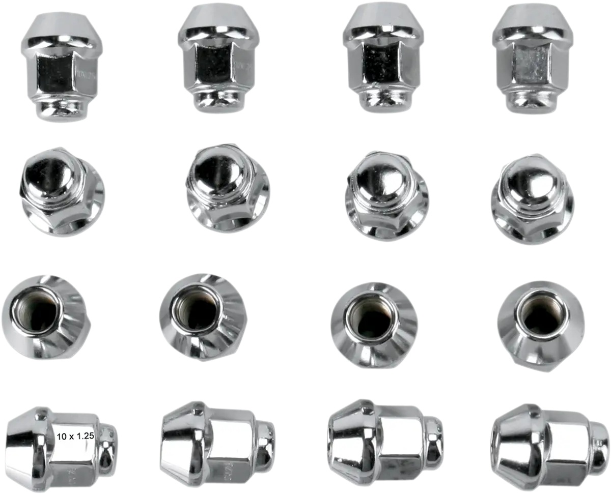 DWT DOUGLAS WHEEL LUG NUT CHR 10MM TAPR 16P 952-90K