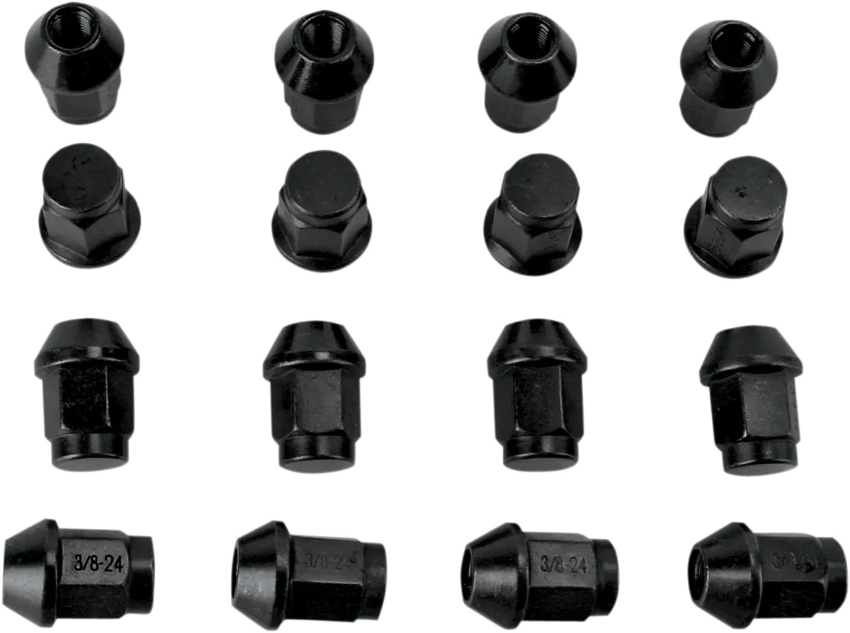 DWT DOUGLAS WHEEL LUG NUT BLK 3/8 TAPR 16P 952-91BK
