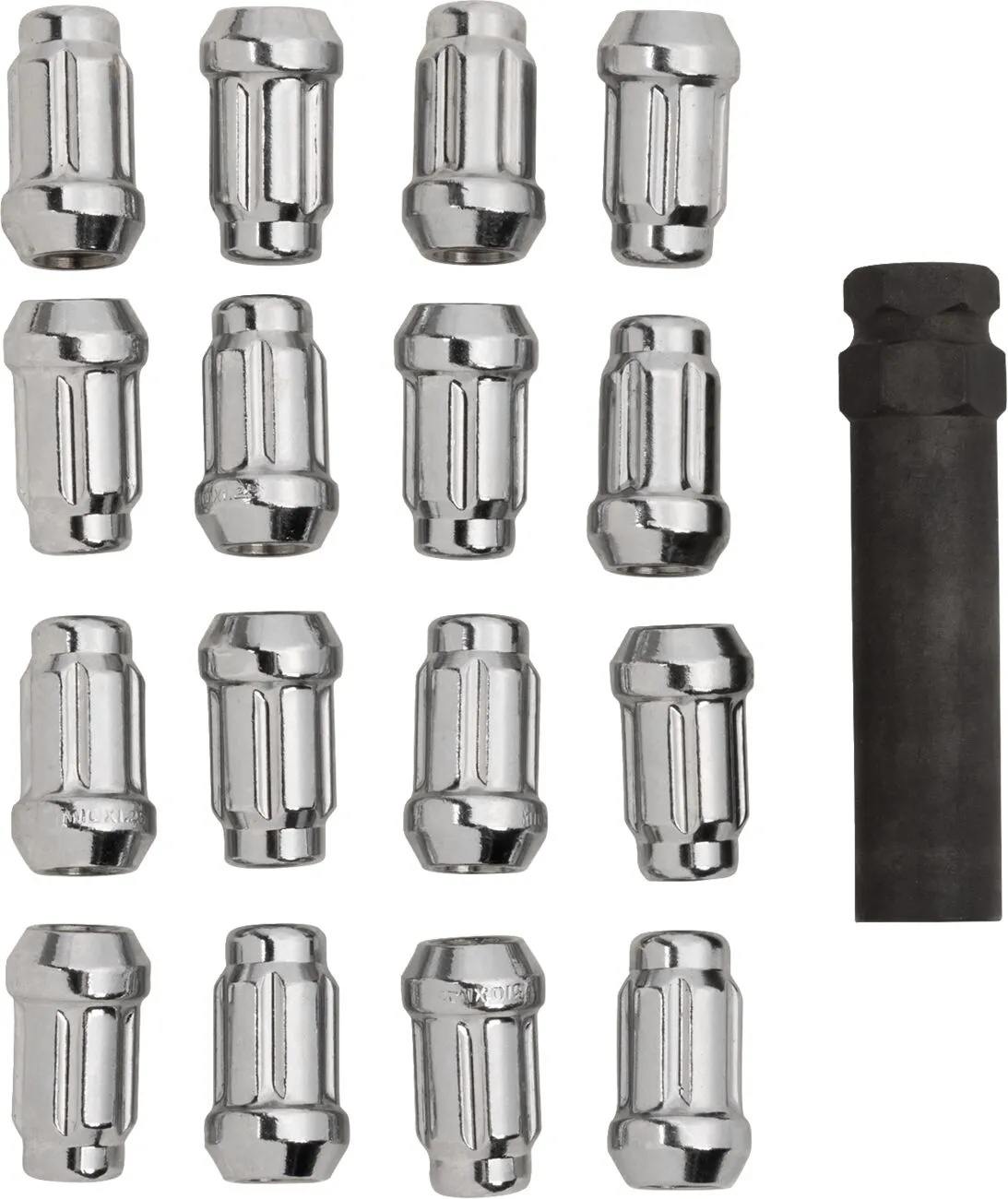 MOOSE OFFROAD FOUR WHEEL LUGNT 10MM SPLND CHR 16PK SPMO3808L4