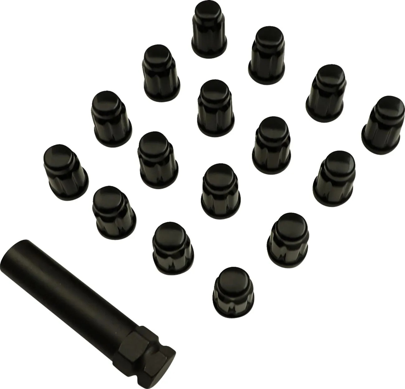 MOOSE OFFROAD FOUR WHEEL LUGNT 10MM SPLND BLK 16PK SPMO3808BL4