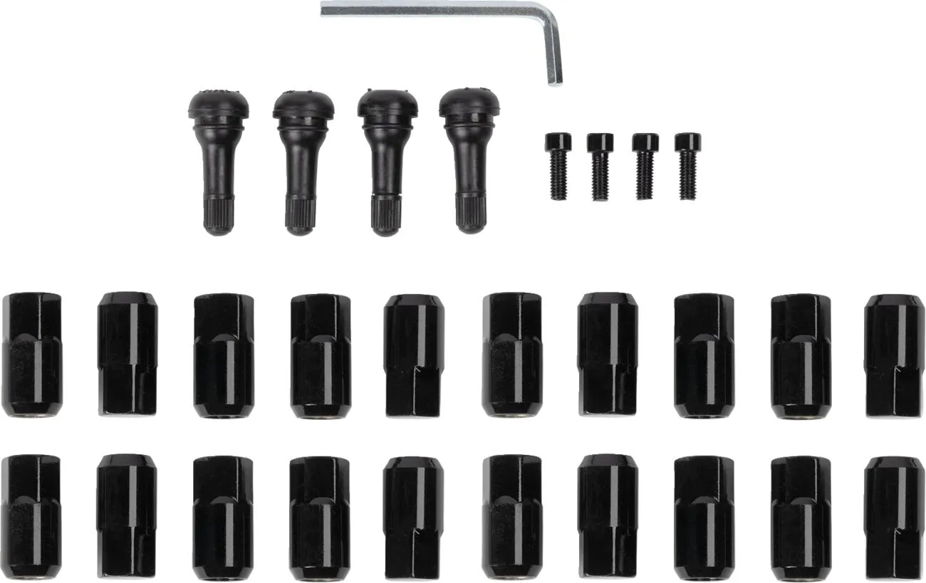 MOOSE OFFROAD FOUR WHEEL LUGNUT 12X1.50 BLK - 20PK SP300MO207B-20