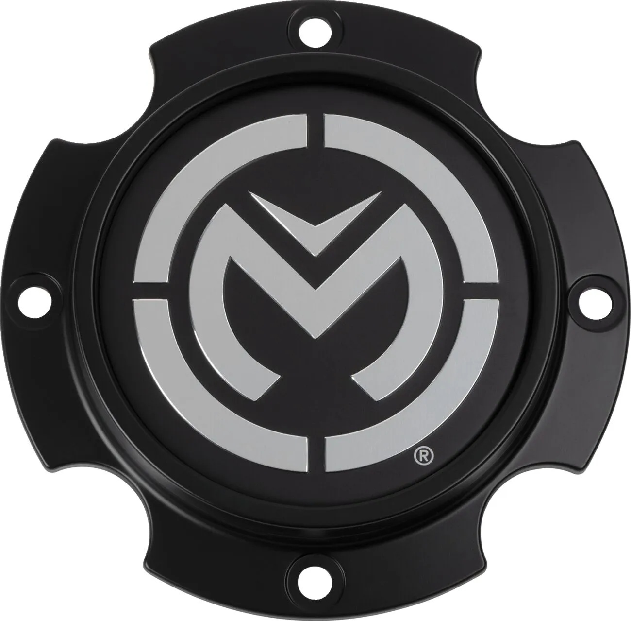 MOOSE OFFROAD FOUR WHEEL CENTER CAP 27X 4/136 MATTE BLK C356MB-136MO